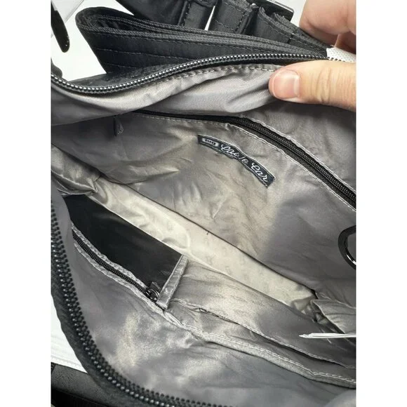 Lug Womens Cable Car Large Satchel Tote Crossbody Bag Purse Black EUC 12 X 15” - Picture 14 of 14